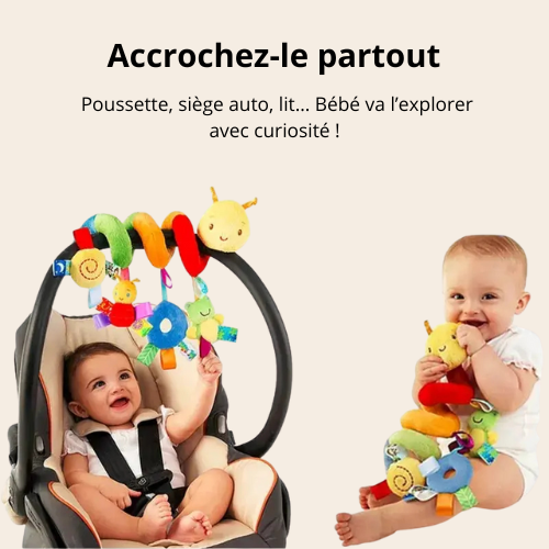Spirale d’Activités Musicale – Jouet Suspendu pour Poussette, Lit & Siège Auto