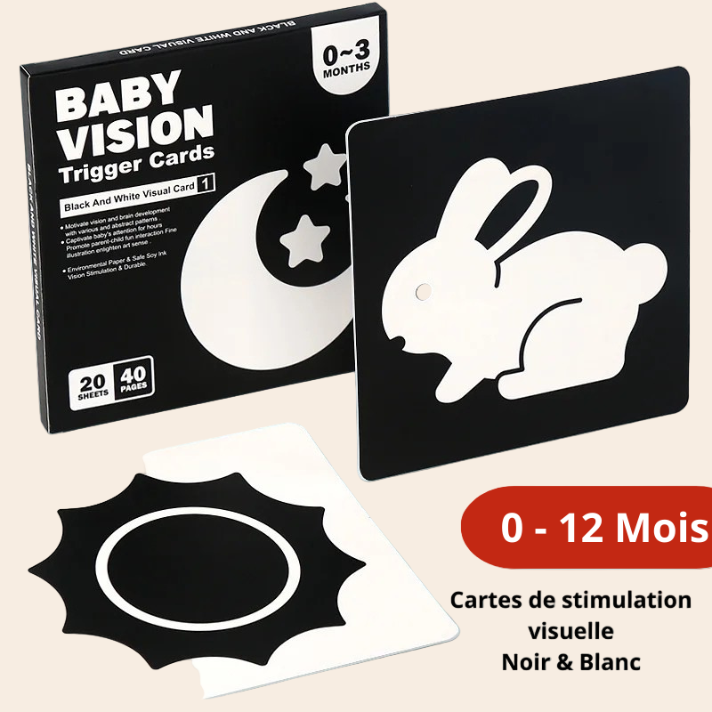 Cartes de Stimulation Visuelle –  (Haut Contraste)