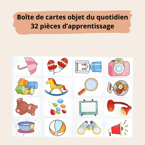 32 cartes d'illumination éducatives – puzzle d’association 32 pièces