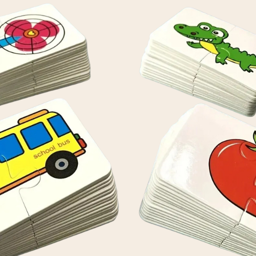 32 cartes d'illumination éducatives – puzzle d’association 32 pièces