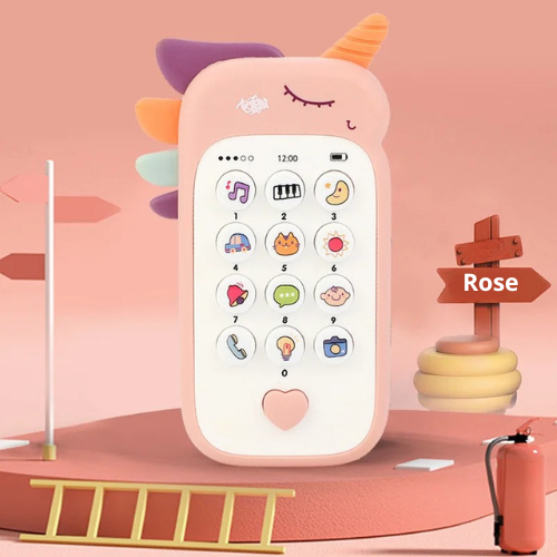 Téléphone Musical Montessori – Jouet d’Éveil & Dentition