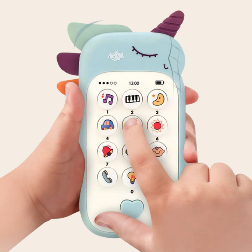 Téléphone Musical Montessori – Jouet d’Éveil & Dentition