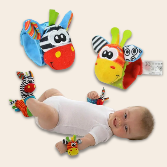 Hochet d’Éveil pour Bébé – Bracelet ou Chaussettes d’Animation